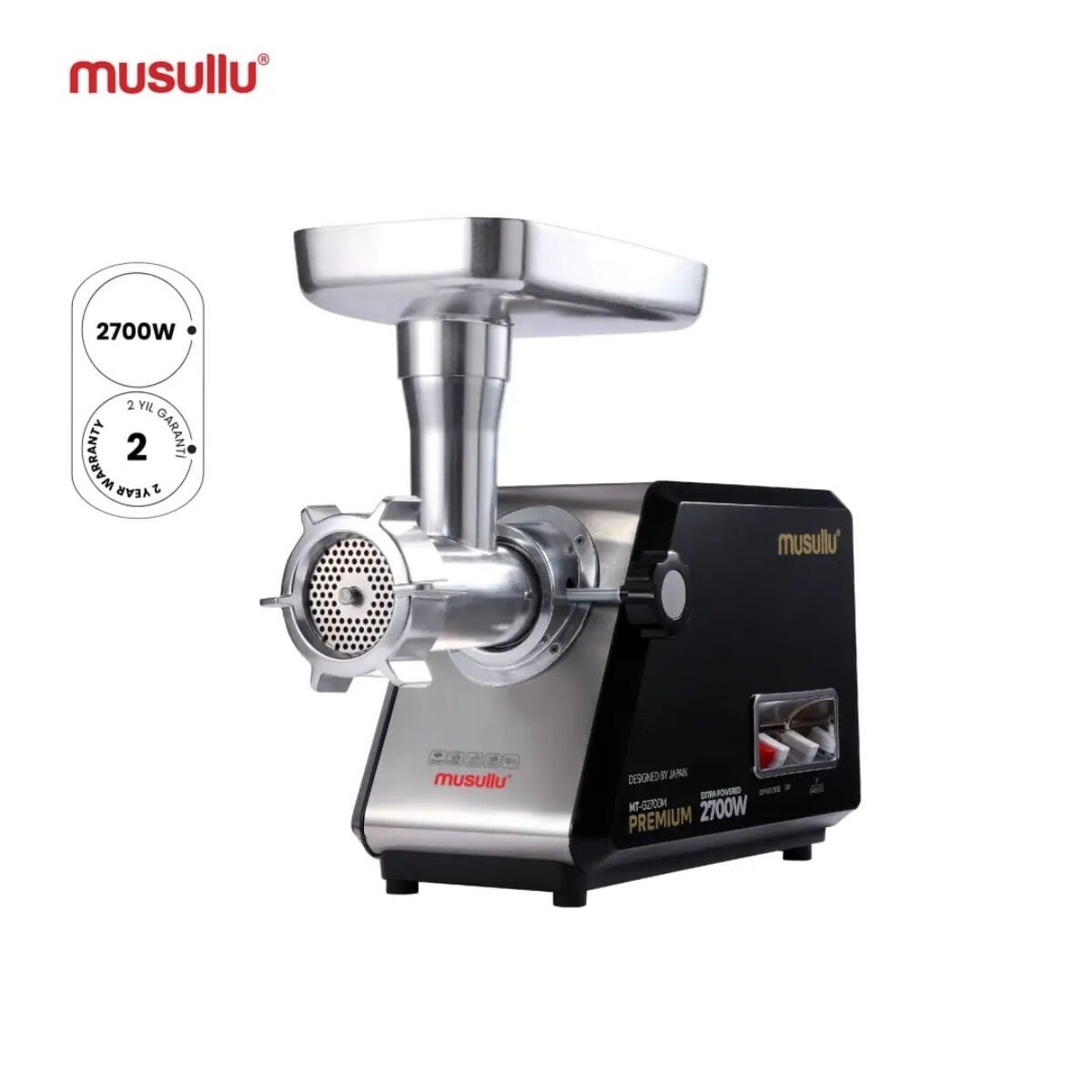 Musullu Et Kıyma Makinesi 2700W MT-G2700M