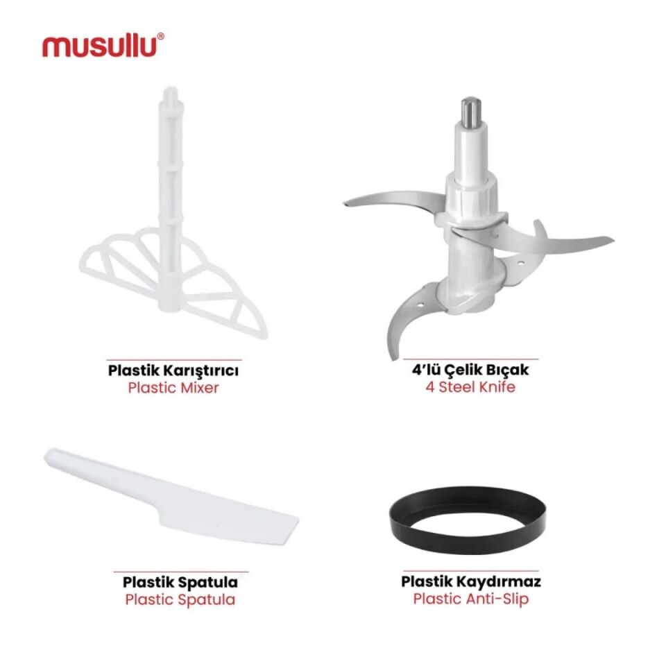 Musullu Rondo Doğrayıcı MSL-1225-2