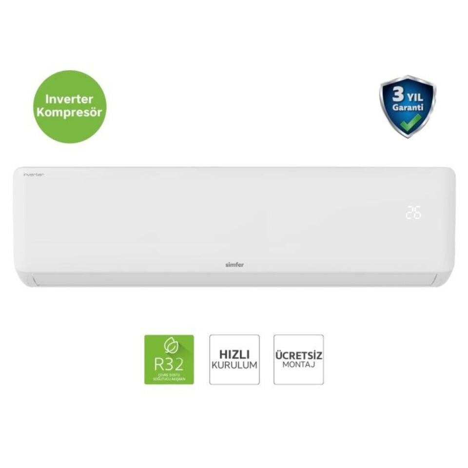 Simfer SV-4103I A++ 24000 BTU Inverter Duvar Tipi Klima