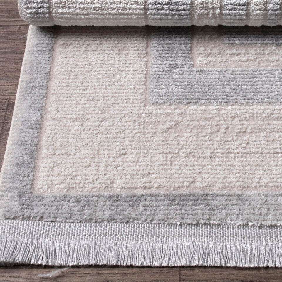 Kreasyon Nar A0201 Bej Uzun Ömürlü Yumuşak Dokulu Halı 200x290