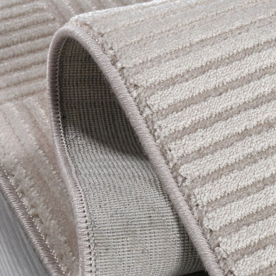 Kreasyon Akasya AK008 Vizon Uzun Ömürlü Yumuşak Dokulu Halı 200x290