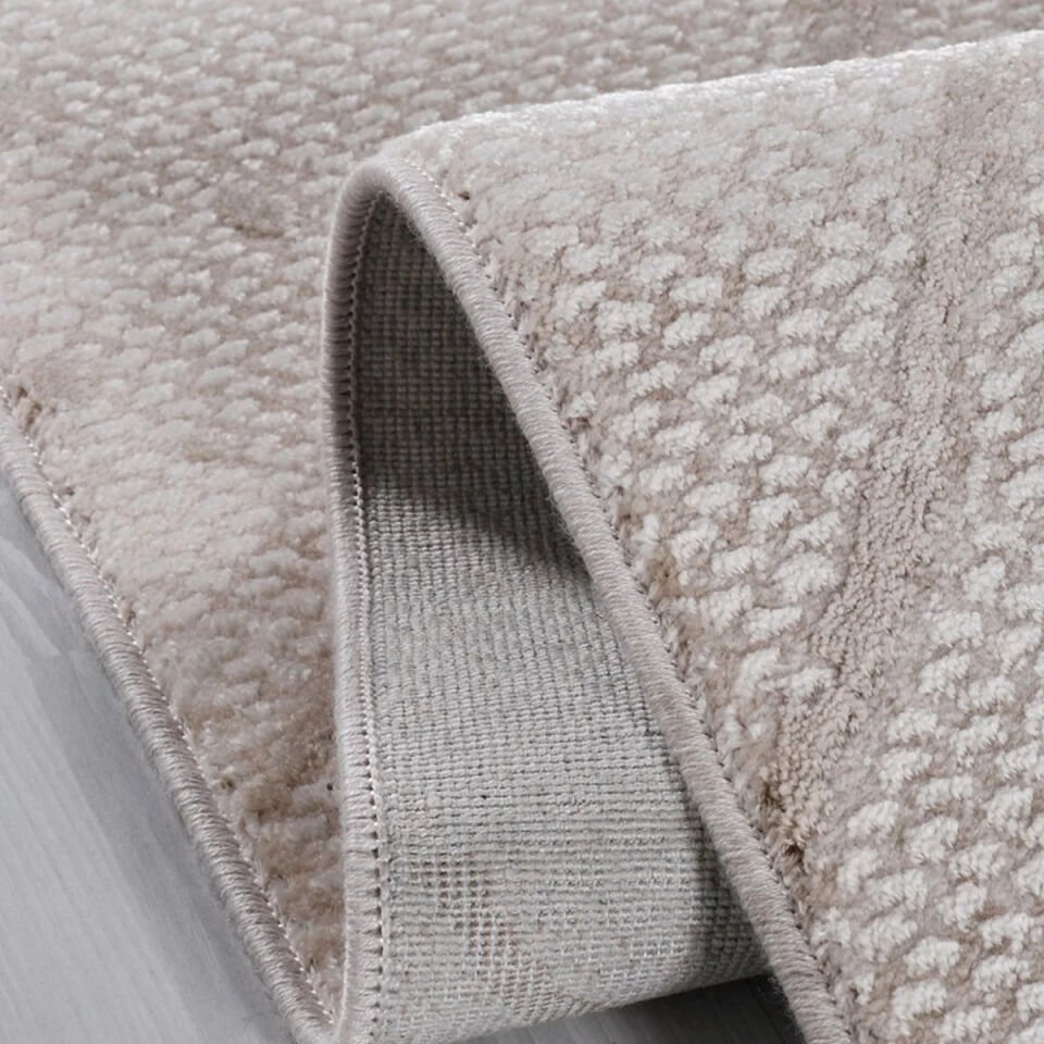 Kreasyon Akasya AK014 Bej Uzun Ömürlü Yumuşak Dokulu Halı 200x290