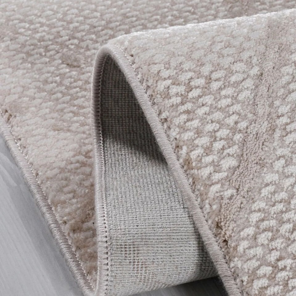 Kreasyon Akasya AK014 Bej Uzun Ömürlü Yumuşak Dokulu Halı 200x290