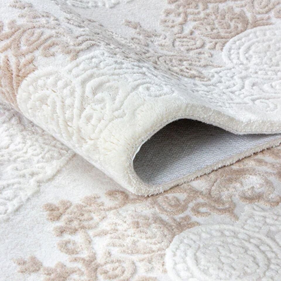 Kreasyon Elkenz EK010 Uzun Ömürlü Yumuşak Dokulu Halı 200x290