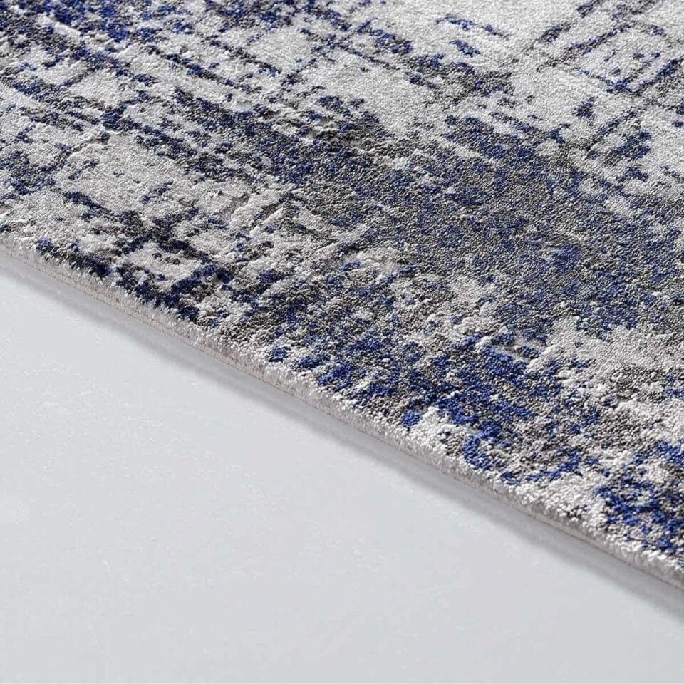 Gümüşsuyu Black & Brown Halı 15457 Mavi 200x290