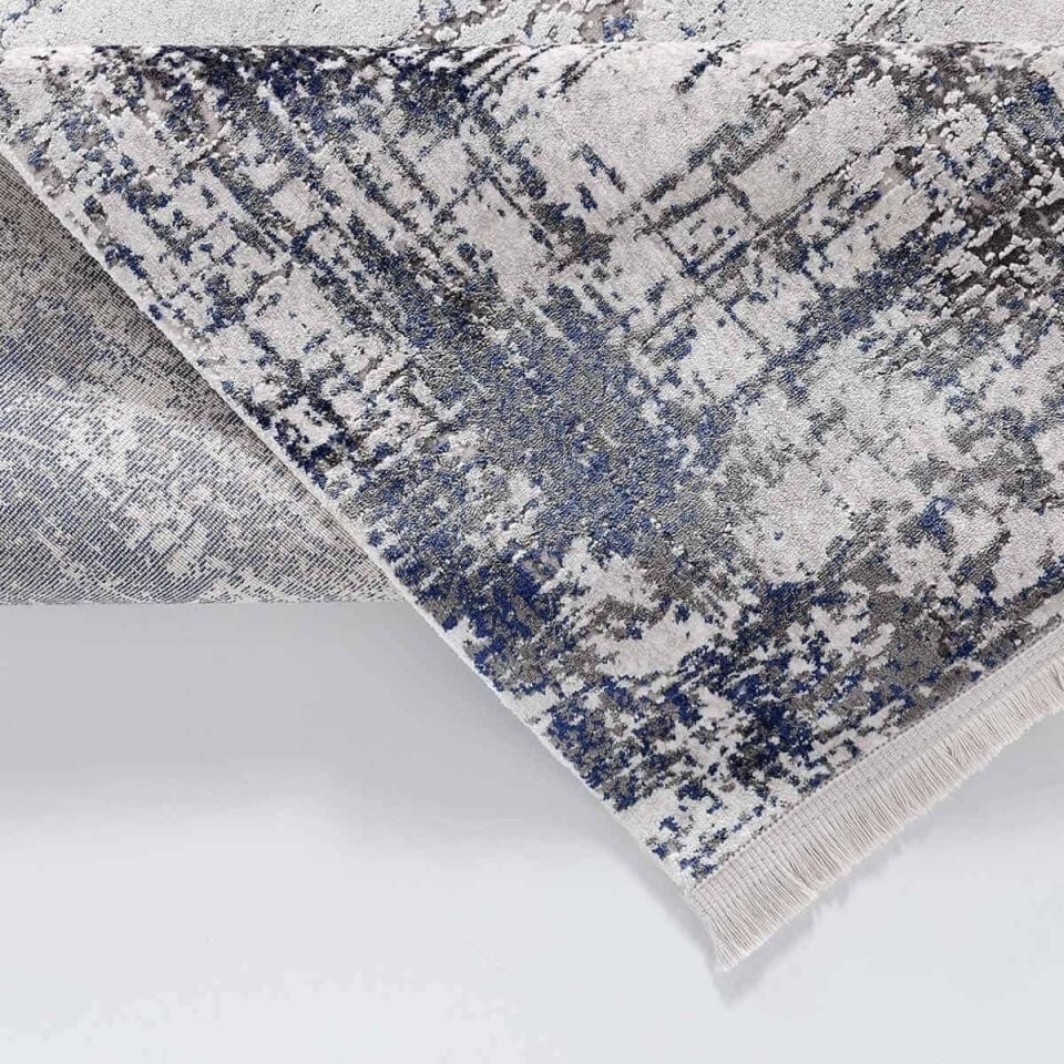 Gümüşsuyu Black & Brown Halı 15457 Mavi 200x290