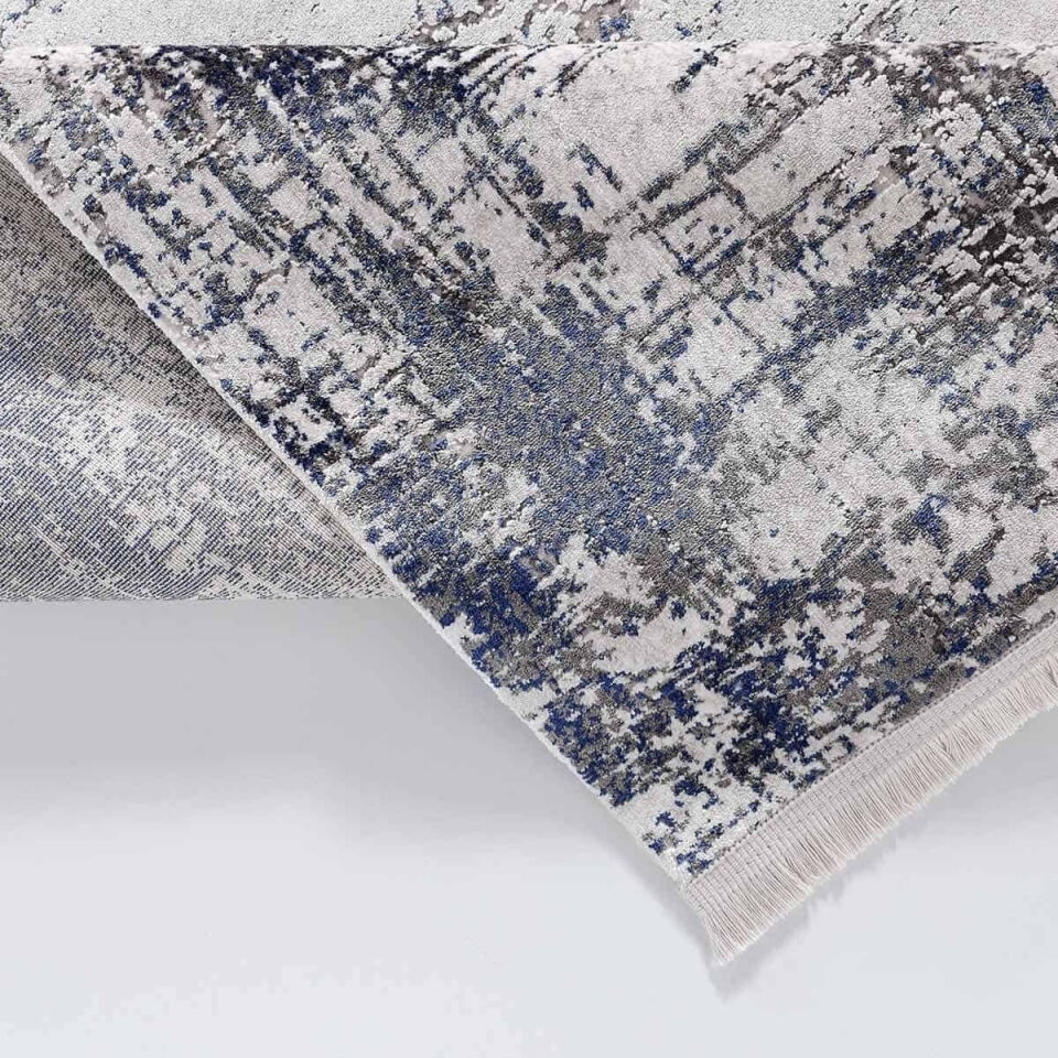 Gümüşsuyu Black & Brown Halı 15457 Mavi 200x290