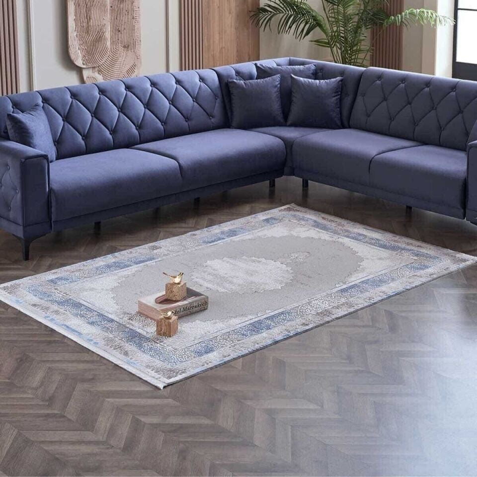 Gümüşsuyu Viera Halı 15597 Mavi 200x290