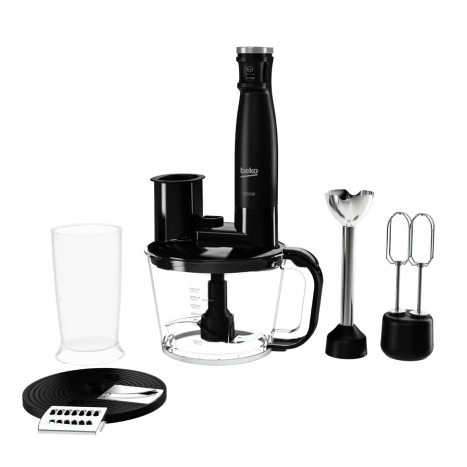 Beko RHB 5050 B Floral Siyah El Blender 1500 Watt