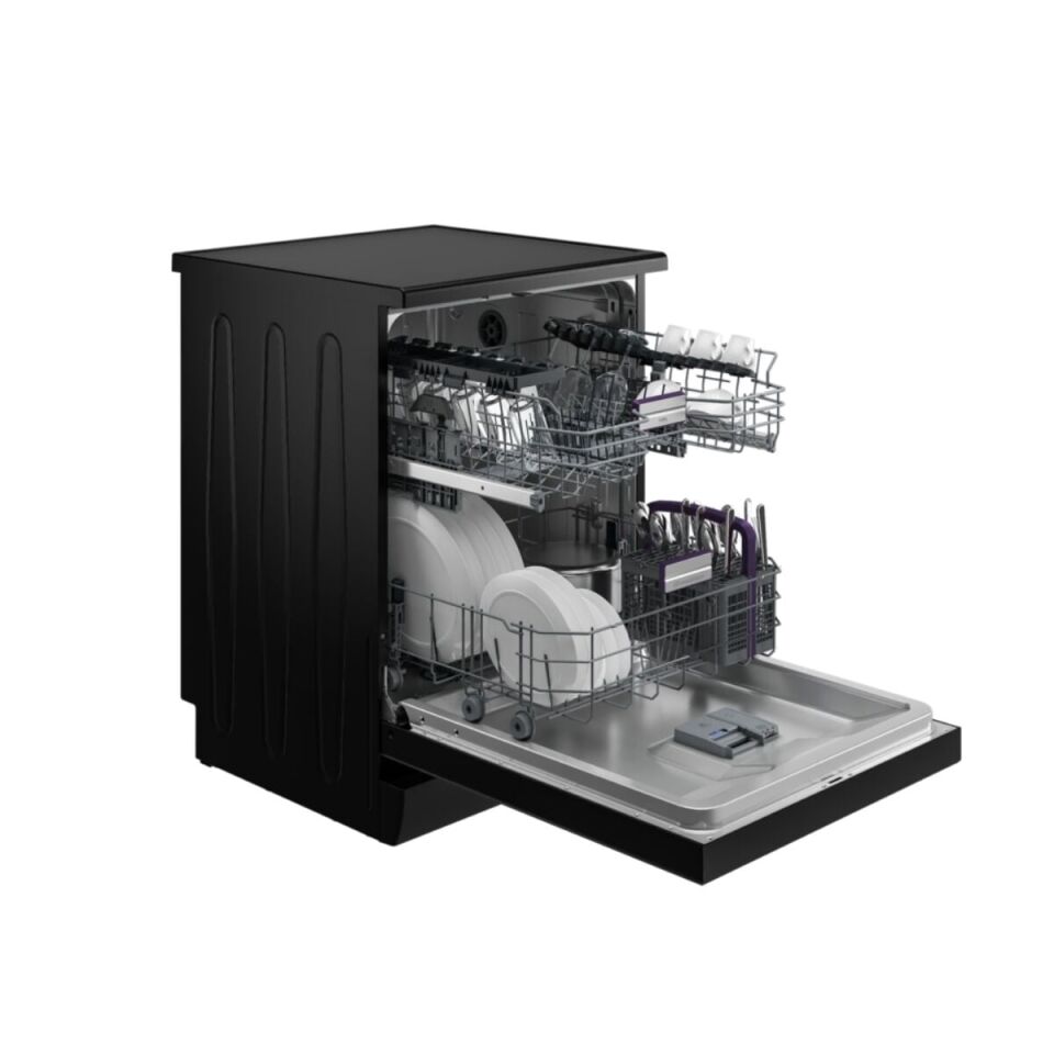Beko BM 6047 SC 6 Programlı Siyah Cam Bulaşık Makinesi